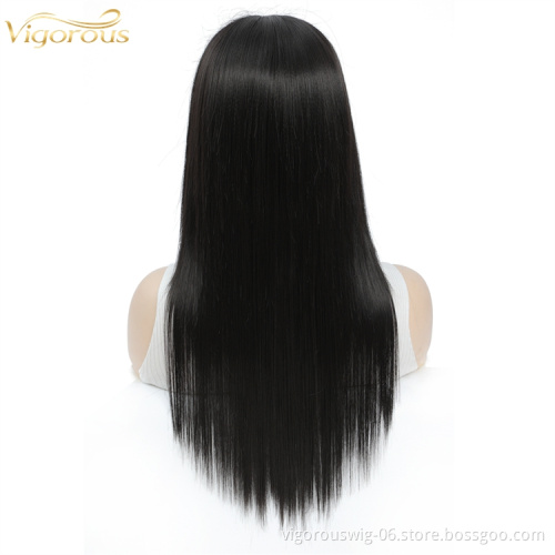 Vigorous dropshipping suppliers 22 inch high quality wave heat resistant full synthetic lace front blend wigs for black women